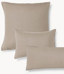 Gewassen linnen kussenhoes Airy