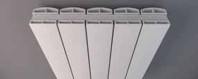 Eastbrook Guardia horizontale aluminium radiator 60x104cm Mat wit 1790 watt