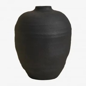 Ezario terracotta vaas Zwart - Sklum