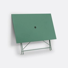 Rechthoekige plooibare tafel, metaal, Ozevan