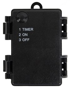 Kerst neon prikspot geel ster incl. LED met timer IP44 - Fura