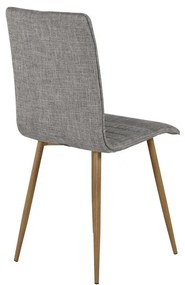 Jörn Eetkamerstoel - Lotta  - Lichtgrijs - Linnen - Jörn