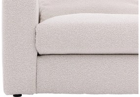 Goossens Hoekbank Odette wit, stof, 2,5-zits, stijlvol landelijk met chaise longue rechts