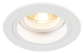 Set van 6 Inbouwspot rond wit draai- en kantelbaar - Chuck GU10 Binnenverlichting Lamp