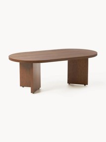 Ovale houten salontafel Toni