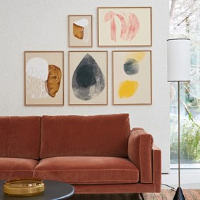 Staande lamp in marmer en ijzer messing Sophonie