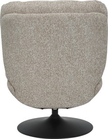 Fauteuil Met Voetensteun Beige