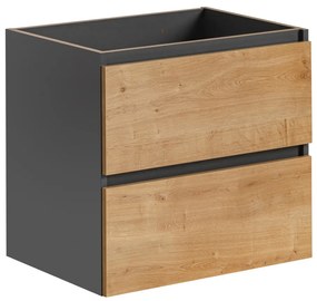 Comad Monako 820 FSC onderkast 60cm eiken/grijs