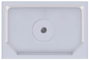 Saniclear Econo plafond rechthoekig 120x80