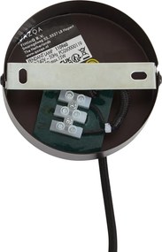 Retro hanglamp bruin met bruin glas - Giselle
