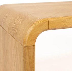 Zuiver Brave Design Koffietafel Gebogen Eiken - 120 X 60cm.