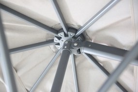 Zweefparasol  3x3.5m S2 Excellent (excl. voet) Taupe-naturel-bruin Camello Luna