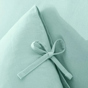 Effen kussensloop te strikken in katoen , Scenario