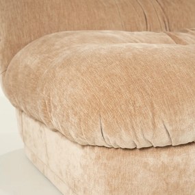 Fauteuil Met Geplooide Stof