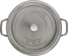 Staub La Cocotte Cocotte 22 cm / 2,5 l, Rond, Grafietgrijs - La Cocotte - Staub