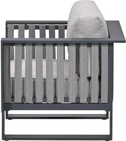 Garden Impressions Gabon - Brugge lounge dining set 6-delig - donker grijs