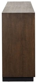Richmond Interiors Oakura Brown Modern Dressoir Bruin Eiken - 190x40x85cm.