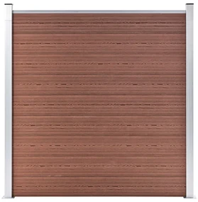 vidaXL Schutting 1564x186 cm HKC bruin