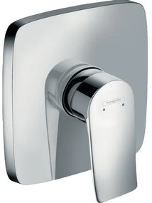 Hansgrohe Metris afbouwdeel v. inbouw douchekraan rechthoekig chroom 31456000