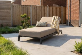 Mexico sunbrella ligbed 200x85 cm. - Taupe