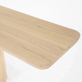 Eleonora Leon Design Wandtafel Eiken Hout Naturel - 200 X 45cm.