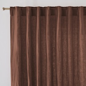 Gewassen linnen gordijn met verborgen lussen Onega