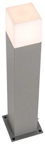 Moderne staande buitenlamp grijs 50 cm IP44 - Denmark