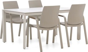 Diningset Hartman | 4 personen | Tuinset sintered stone | 5-delig | Kees Smit Tuinmeubelen
