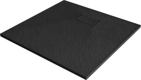 Mexen Hugo Vierkante douchebak SMC 90 x 90 cm, zwart - 42709090