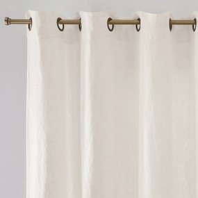 Linnen gordijn met oogjes, Elba