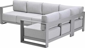 Garden Impressions Malakka loungebank 4-delig - taupe