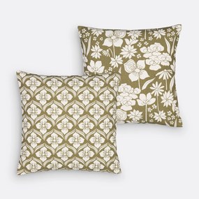 Set van 2 kussenhoezen 40 x 40 cm katoen, Dallas