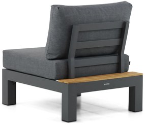 Loungeset 6 personen Aluminium/Teak Grijs Lifestyle Garden Furniture Vittoria