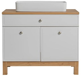 Comad Samoa 852 FSC onderkast 90cm eiken/wit