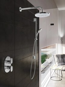 Hotbath Get Together IBS5ACR inbouwdouche met 30cm plafondbuis, 25cm hoofddouche en glijstang chroom
