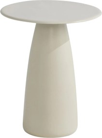 Sol lounge tuintafel keramiek shiny linen 45xH55 cm 4 Seasons Outdoor