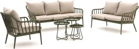 Stoel-bank loungeset Manifesto  | 6 personen | Loungeset Groen | Aluminium | Kees Smit Tuinmeubelen
