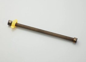 Saniclear Antique aansluitslang 30cm 1/2'' x 1/2'' verouderd messing