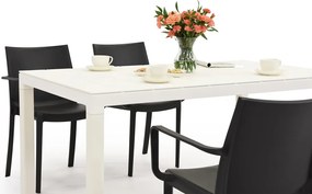 King/Victoria tuinset wit en antraciet voor 4 personen Bica