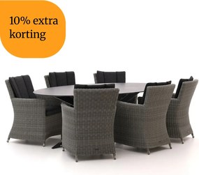 + 10% kassakorting | Diningset Intenso | 6 personen | Tuinset sintered stone | 7-delig | Kees Smit Tuinmeubelen