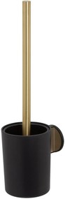 Tiger Tune toiletborstel met houder hangend 9,6x12,1x38,2cm geborsteld metaal/zwart