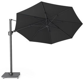 Platinum Challenger zweefparasol 3.5m T2 premium (incl. voet en hoes) faded black
