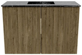 Mondiaz Joya DLux 60cm toiletmeubel dusk met wastafel faye midden 1 kraangat lava