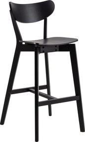 ROXY Zwart – HOUTEN BARSTOEL VOOR KEUKEN, WOONKAMER EN RESTAURANT IN RETROSTIJL