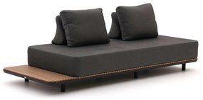 + 15% kassakorting | Loungebank Tuin Bellagio | Outdoor Textiel | 2 personen | Tuinbank Grijs | 253cm | Incl. kussens | Kees Smit Tuinmeubelen