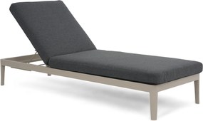 Lifestyle Garden Furniture Mateo Ligbed Met Kussen Loft/carbon Aluminium Taupe