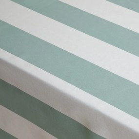 Gestreept tafelkleed in gecoat katoen, Hendaye