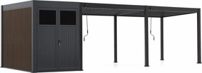 + 10% kassakorting | Cedrino Pergola 600x300x255cm incl. Berging 300x200cm | Kees Smit Tuinmeubelen