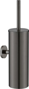 Plieger Vigo toiletborstel met deksel geborsteld gunmetal