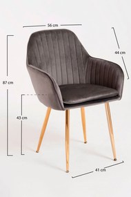 Chic Gouden Stoel